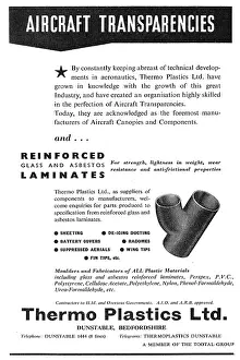 Thermo: Thermo-Plastics : Fibre Glass Laminates. Asbestos Laminates