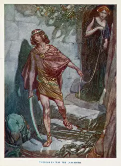 Minos: THESEUS ENTERS LABYRINTH