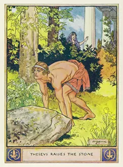 Proving: THESEUS LIFTS THE STONE