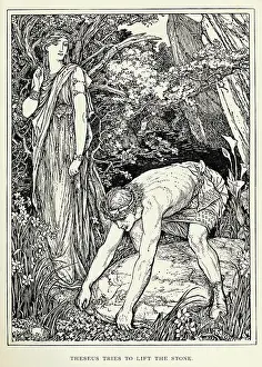 Theseus: Theseus Lifts Stone - Ford