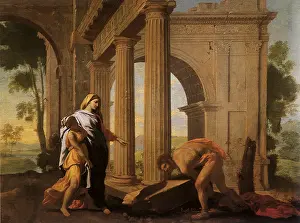 Maire: Theseus Rediscovering his Father's Sword, by Poussin
