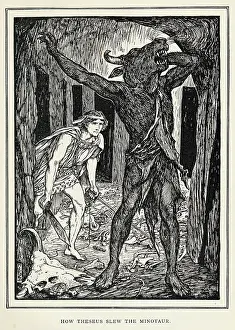 Labyrinth: Theseus Slays Minotaur