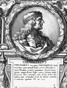 Ostrogoth: THEUDIGISEL ( -549). Visigothic King of Hispania