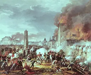 Prise: THEVENIN, Charles (1764-1838). Attack and conquest