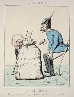 Adolphe: Thiers returning the contribution of war to Germany