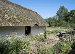 Thatched: Thing-hall, Ribe Viking Centre, Ribe, Denmark