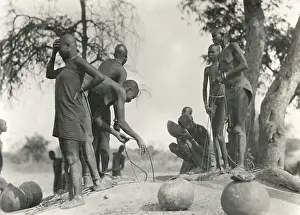 Fiber: In the thirst area at the southern Dinka gourds