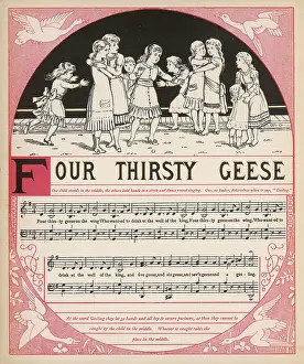 Gosling: Four thirsty geese, words and music