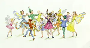 Thirteen: Thirteen fairies holding hands