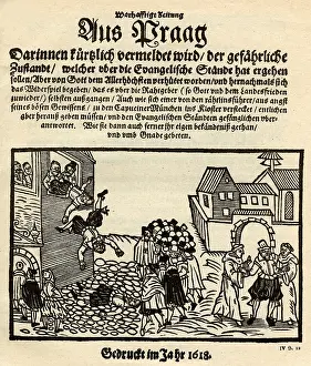 Defenestration: Thirty Years War 1618 - 1648, second defenestration