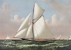 C1887: Thistle: cutter yacht, designed by G.L. Watson. built by D.W