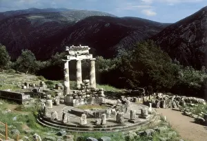 Delphi: Tholos of the Sanctuary of Athena Pronaia. ca