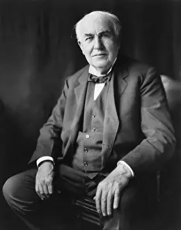 Bachrach: Thomas A. Edison (1847-1931), in Washington, ?
