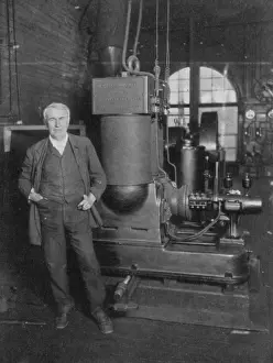 Edison: Thomas Alva Edison (1847-1931) American inventor