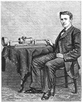 Edison: Thomas Alva Edison (1847-1931) American inventor