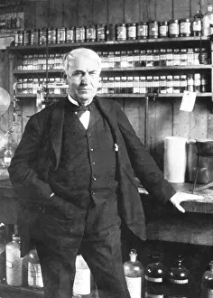 Edison: Thomas Alva Edison (1847-1931) American inventor