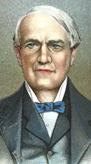 Edison: Thomas Alva Edison (1847-1931) American physicist
