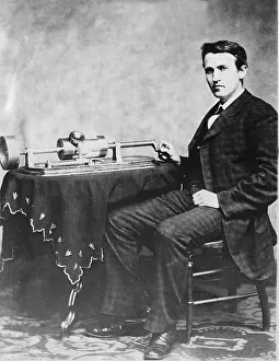 Phonograph: Thomas Alva Edison
