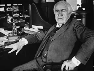 Laboratories: Thomas Alva Edison at his desk