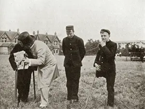 Cripples: Thomas Barnardo with some physically disabled boys