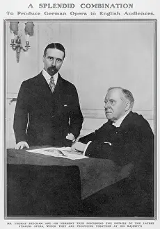 Beerbohm: Thomas Beecham and Sir Herbert Tree