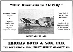 Packers: Thomas Boyd Brown Street Glasgow - Aircraft