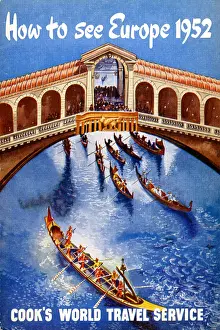 Gondolier: Thomas Cook Travel Brochure - Cover