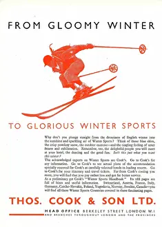 Skis: Thomas Cook - Travel Company - Advertisement
