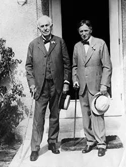 Firestone: Thomas Edison and Harvey Firestone at Firestone's ?