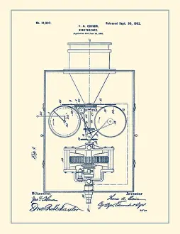 Menlo: Thomas Edison, Kinetoscope Patent, 1902