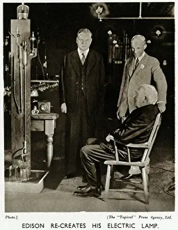 Menlo: Thomas Edison re-creates his electric lamp