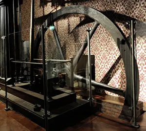 Mechanical: Thomas horn's steam engine. Built around 1850 by the Thos. H
