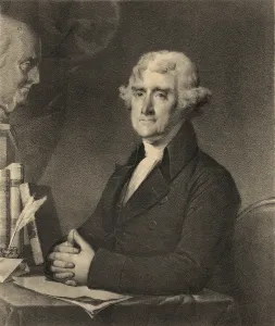 Tjgroup: Thomas Jefferson 1743-1826 at a writing ?
