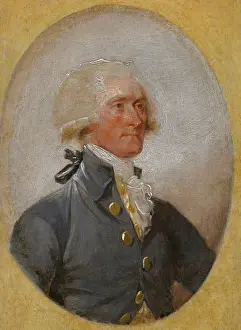 Trumbull: Thomas Jefferson in 1788 portrait by John