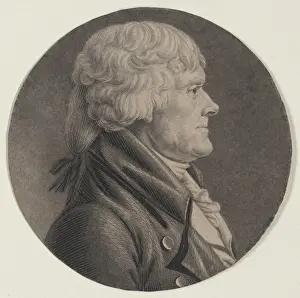 Signer: Thomas Jefferson in 1805 profile portrait