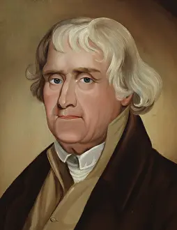 Signer: Thomas Jefferson in 1816 portrait by Bass