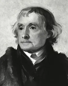 Signer: Thomas Jefferson in 1856 posthumous portrait
