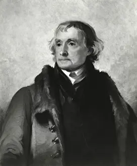 Lcgr1907: Thomas Jefferson in 1856 posthumous portrait