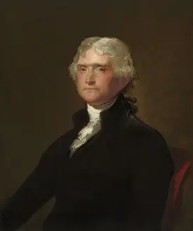 Signer: Thomas Jefferson, in George Healy portrait
