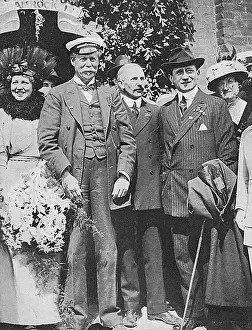 Lipton: Thomas Lipton launches Shamrock IV, 1914