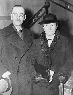 Katia: Thomas Mann (1875-1955) and wife, Katia, ?