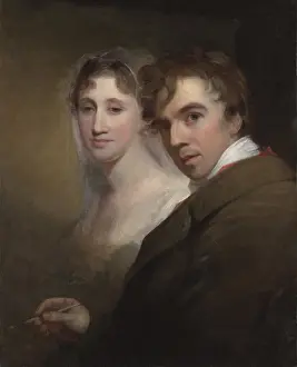 Lcgr1908: Thomas Sully in a self-portrait of 1821, at
