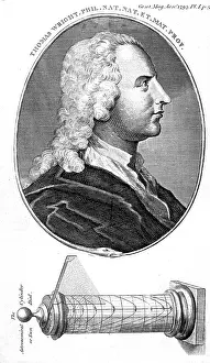 Cylinder: Thomas Wright (1711-1786) English astronomer