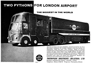 Bilston: Thompson Brothers Python Mark II Aircraft Refueller 1960