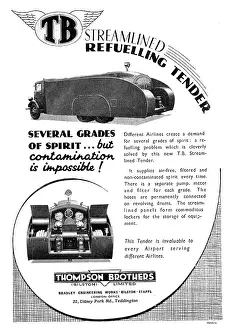 Bilston: Thompson Brothers T.B.Streamlined Refuelling Tender