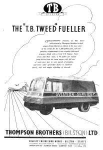 Bilston: Thompson Brothers T.B.Tweed Refueller 1949