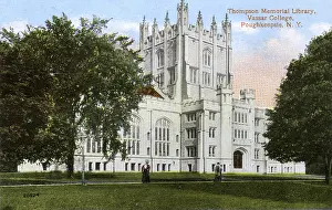 Colleges: Thompson Memorial Library, Poughkeepsie, NY State, USA