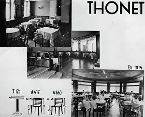 Lech: Thonet chairs in the hotel Lech in