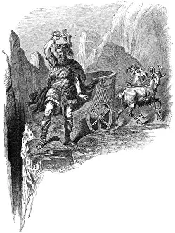Chamois: Thor, Germanic God, 1887