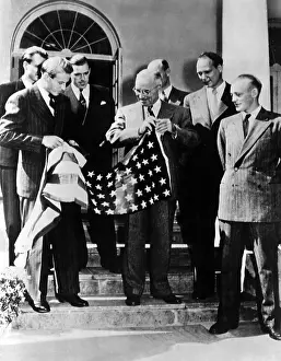 Tiki: Thor Heyerdahl presents an American Flag ?